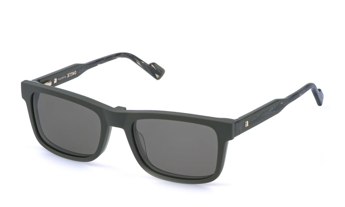Brillen sting ust587 9hfp verde square masculino größe 54mm - Hauptansicht