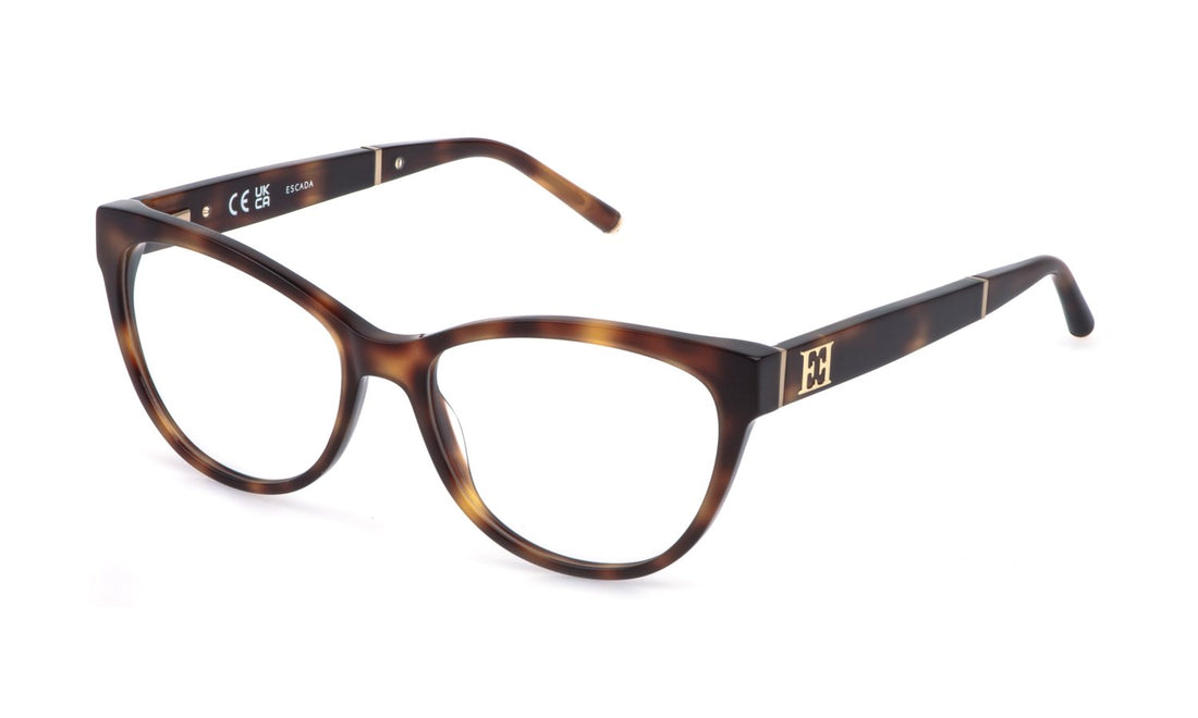 Óculos graduados escada vesg22 0752 havana butterfly femenino tamanho 54mm - Vista principal