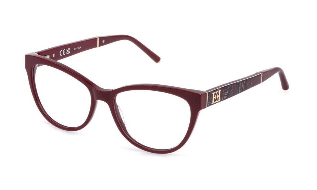 Óculos graduados escada vesg22 07eh burdeos butterfly femenino tamanho 54mm - Vista principal