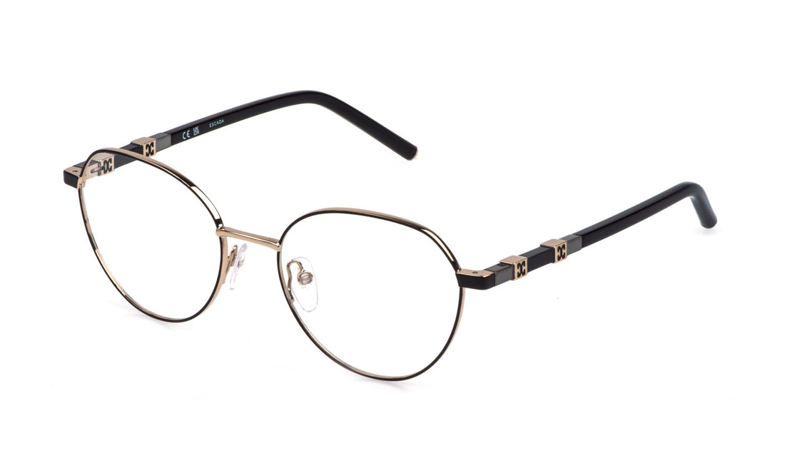 Óculos graduados escada vesg29 0301 dorado geometric femenino tamanho 53mm - Vista principal