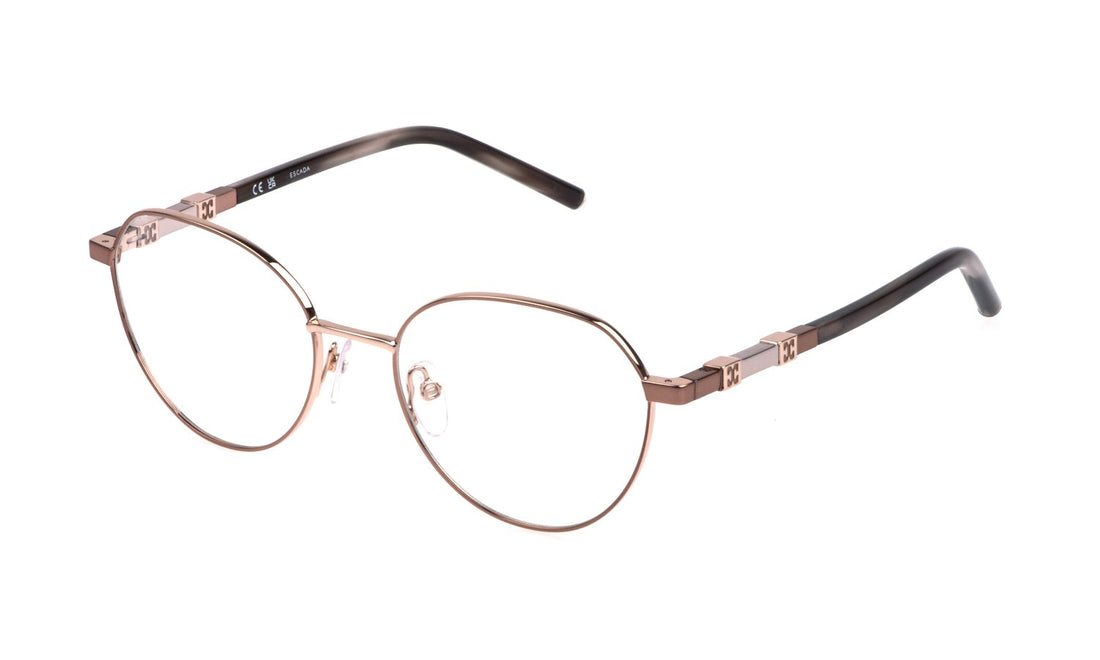 Óculos graduados escada vesg29 08mz dorado geometric femenino tamanho 53mm - Vista principal