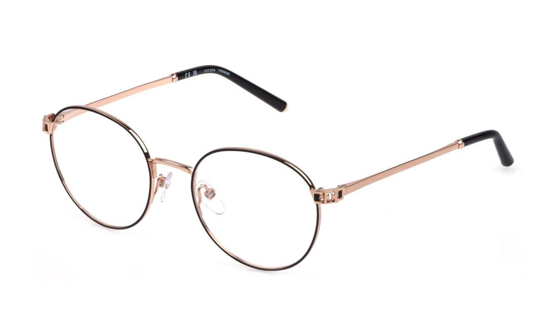 Óculos graduados escada vesg33 02am dorado pantos femenino tamanho 51mm - Vista principal