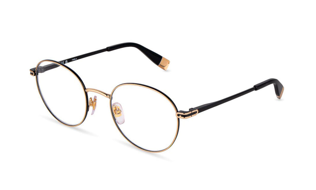 Brillen furla vfua99 0301 dorado pantos femenino maat 52mm - Hoofdaanzicht