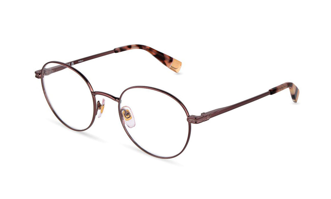 Brillen furla vfua99 08g7 marron pantos femenino maat 52mm - Hoofdaanzicht