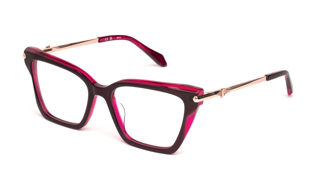 Occhiali da vista just cavalli vjc123 09yq rosa butterfly femenino taglia 53mm - Vista principale