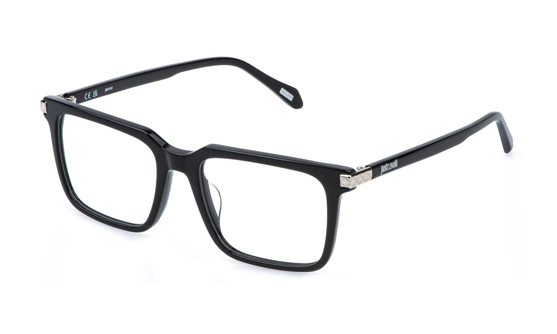 Occhiali da vista just cavalli vjc136 0700 negro square masculino taglia 53mm - Vista principale