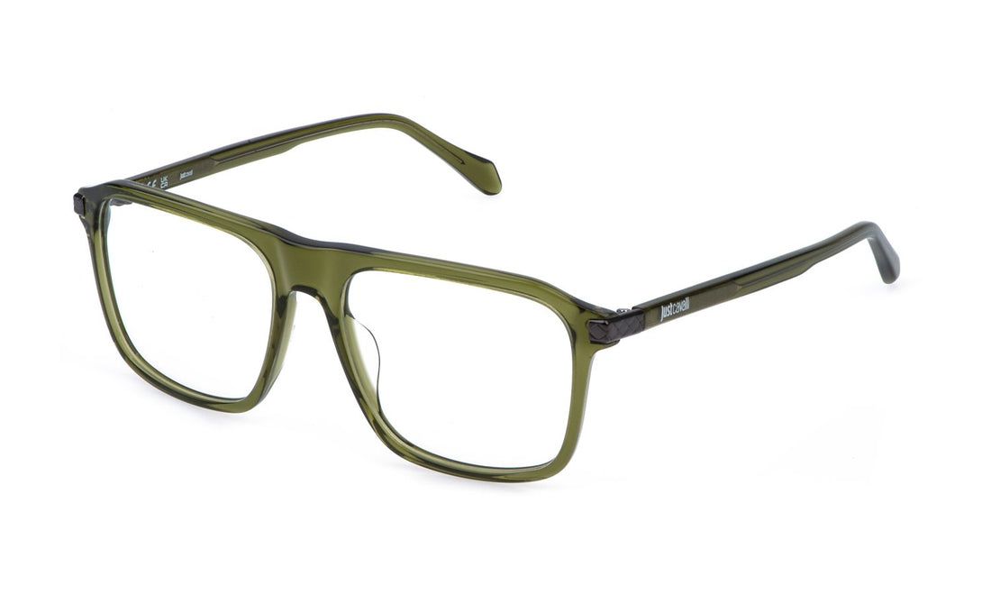 Occhiali da vista just cavalli vjc137 02gn verde square masculino taglia 56mm - Vista principale