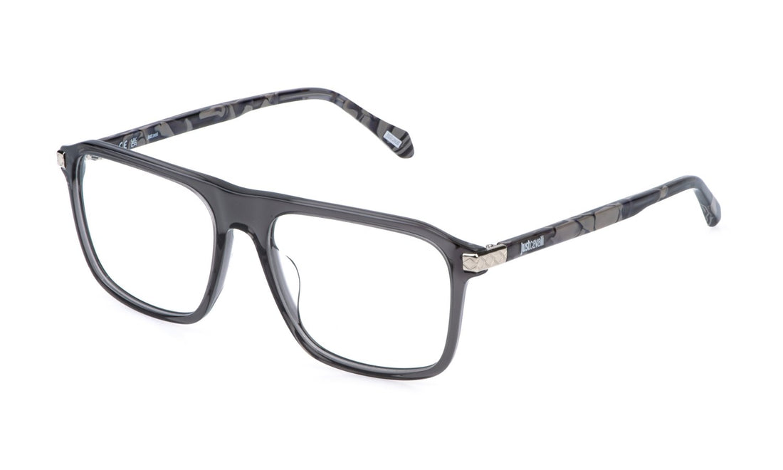 Occhiali da vista just cavalli vjc137 819y gris square masculino taglia 56mm - Vista principale