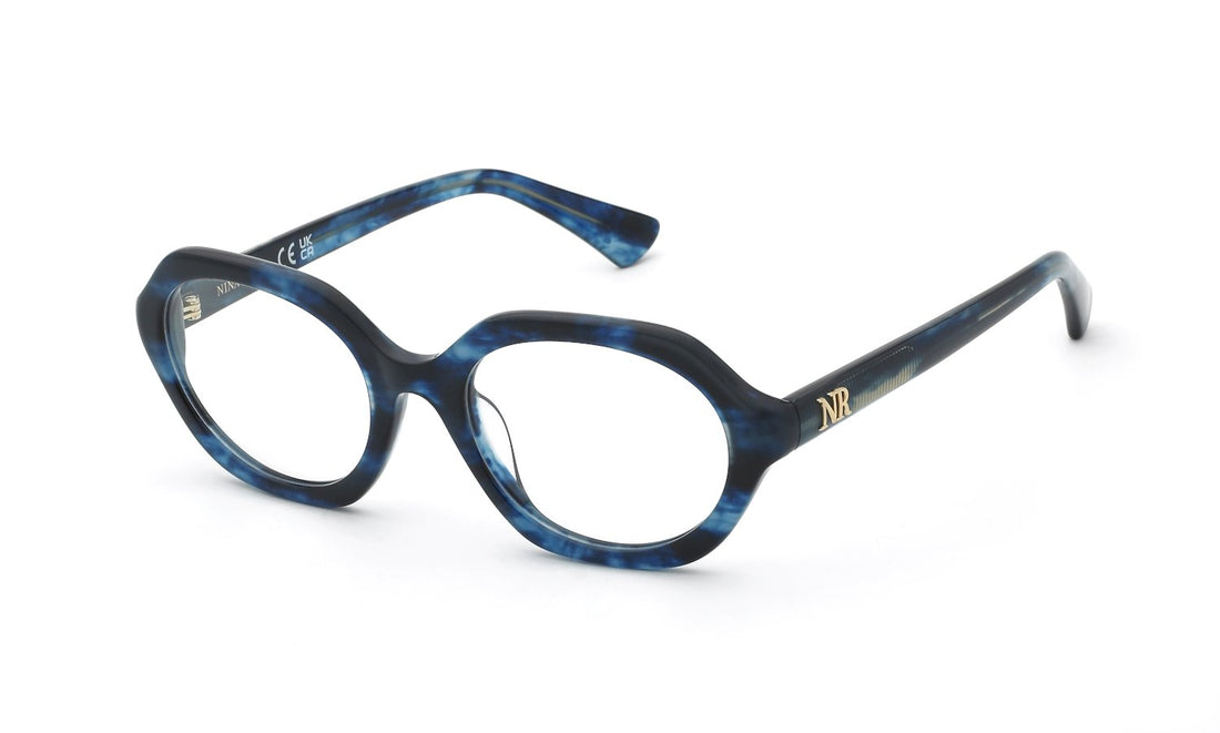 Occhiali da vista nina ricci vnr468 0q66 azul geometric femenino taglia 51mm - Vista principale