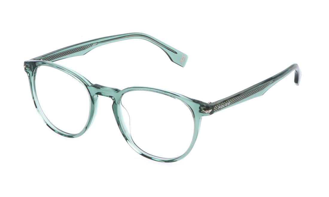 Gafas graduadas police vplg72e 0g61 verde pantos masculino talla 50mm - Vista principal