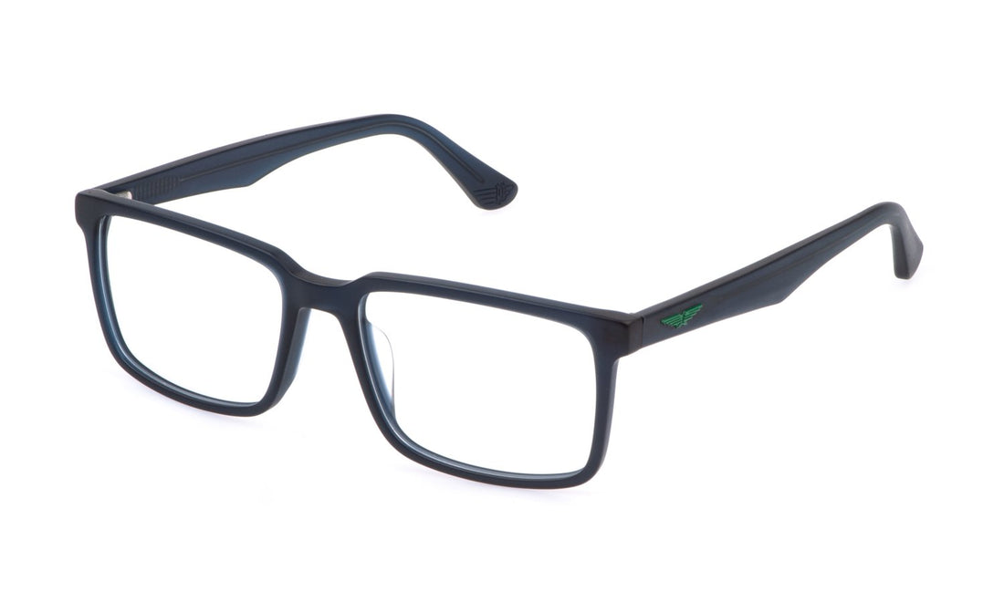 Prescription glasses police vpln17 z35m azul square masculino size 57mm - Main view