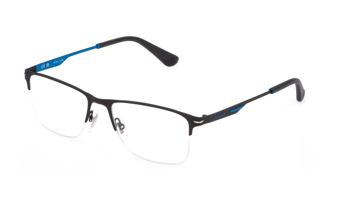 Prescription glasses police vpln18 531y negro square masculino size 53mm - Main view
