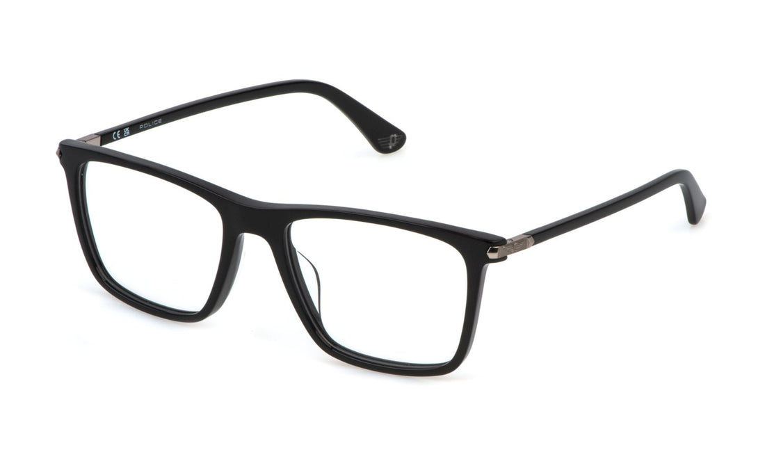 Gafas graduadas police vplp12 0700 negro square masculino talla 56mm - Vista principal