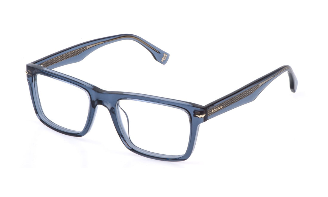 Óculos graduados police vplq64 04al gris square masculino tamanho 55mm - Vista principal