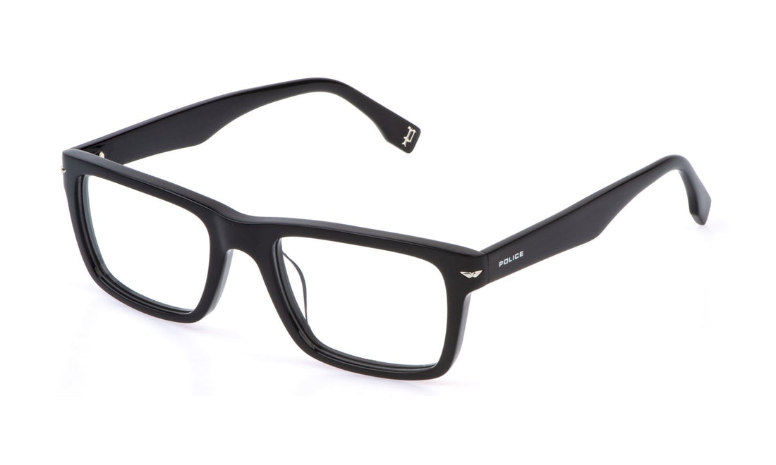 Óculos graduados police vplq64 0700 negro square masculino tamanho 52mm - Vista principal