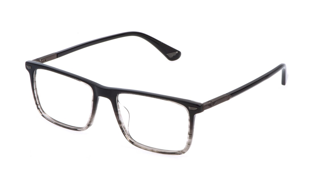 Óculos graduados police vplq68 01ex gris square masculino tamanho 52mm - Vista principal