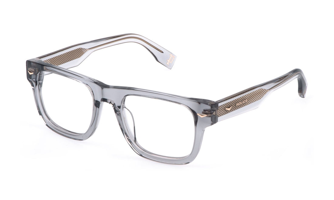 Occhiali da vista police vplq72e 04g0 gris square masculino taglia 52mm - Vista principale