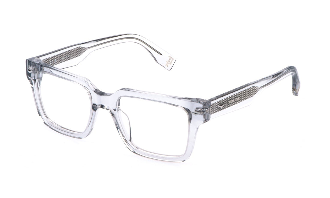 Occhiali da vista police vplq73e 06a7 gris square masculino taglia 53mm - Vista principale