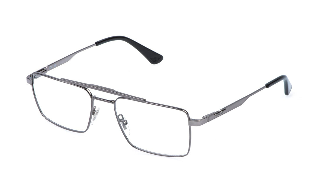 Occhiali da vista police vplr61 0509 plateado square masculino taglia 55mm - Vista principale