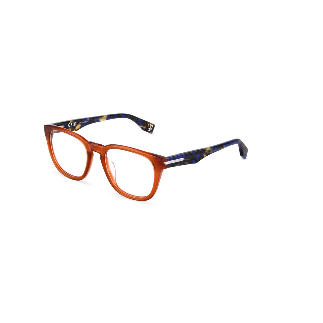 Occhiali da vista police vplu56 0t91 amarillo square masculino taglia 52mm - Vista principale