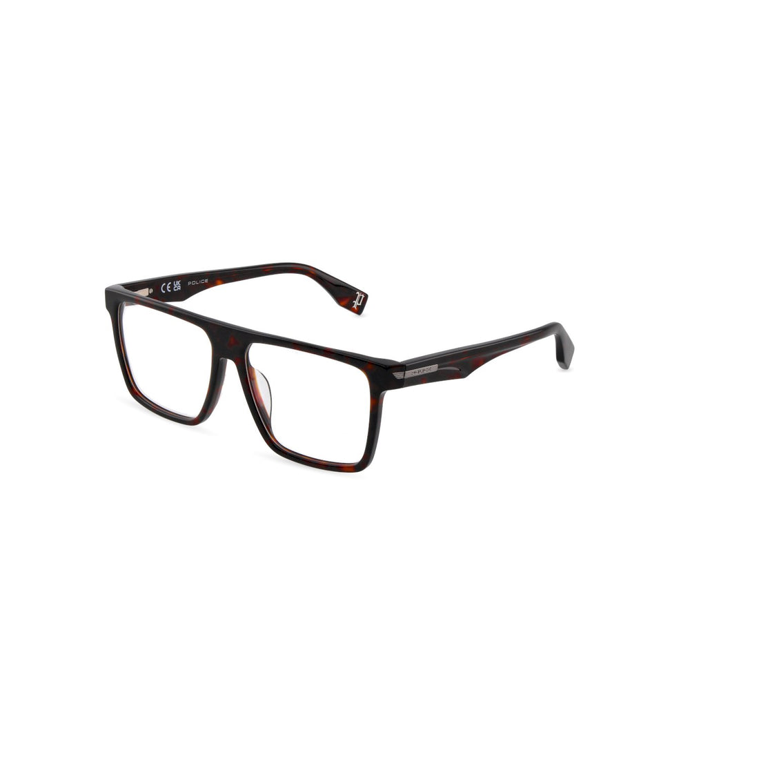 Occhiali da vista police vplu57 722y havana square masculino taglia 57mm - Vista principale