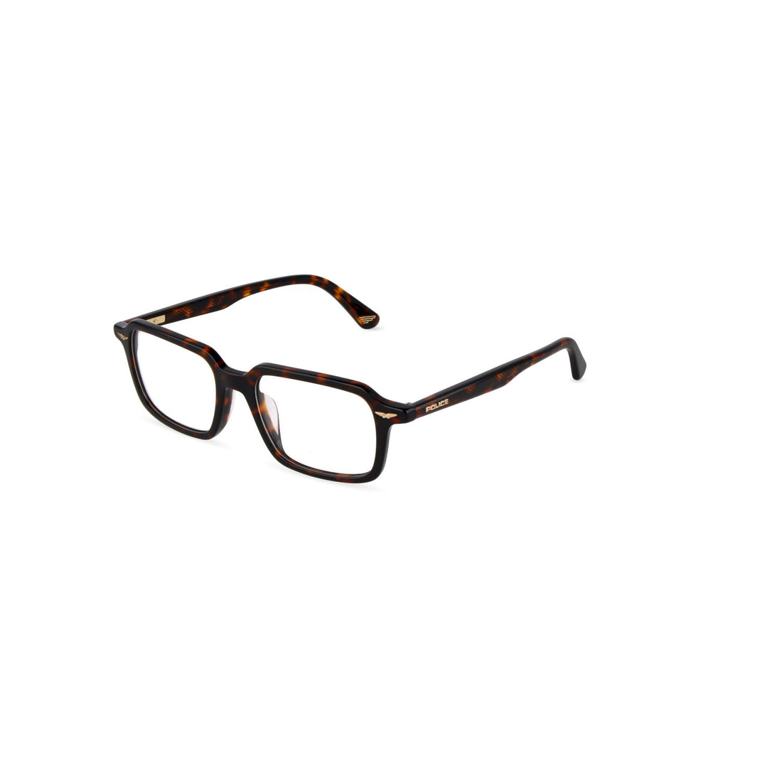 Occhiali da vista police vplu61 02bm havana square masculino taglia 51mm - Vista principale