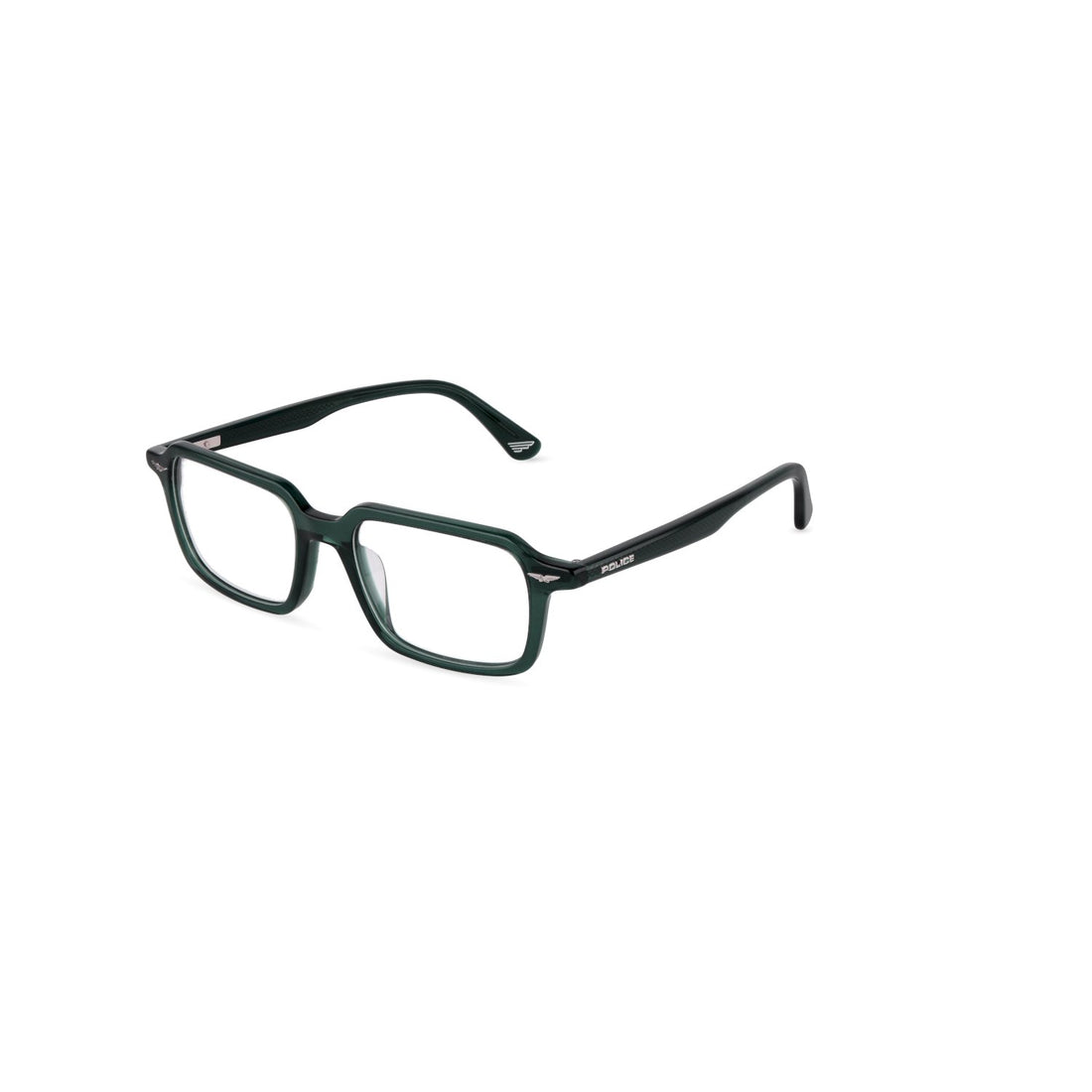 Occhiali da vista police vplu61 0m40 verde square masculino taglia 51mm - Vista principale