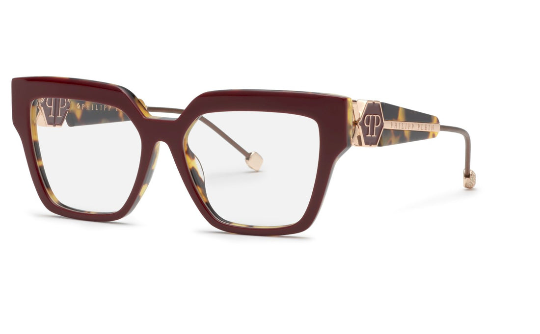Gafas graduadas philipp plein vpp165s 0u86 havana square femenino talla 55mm - Vista principal