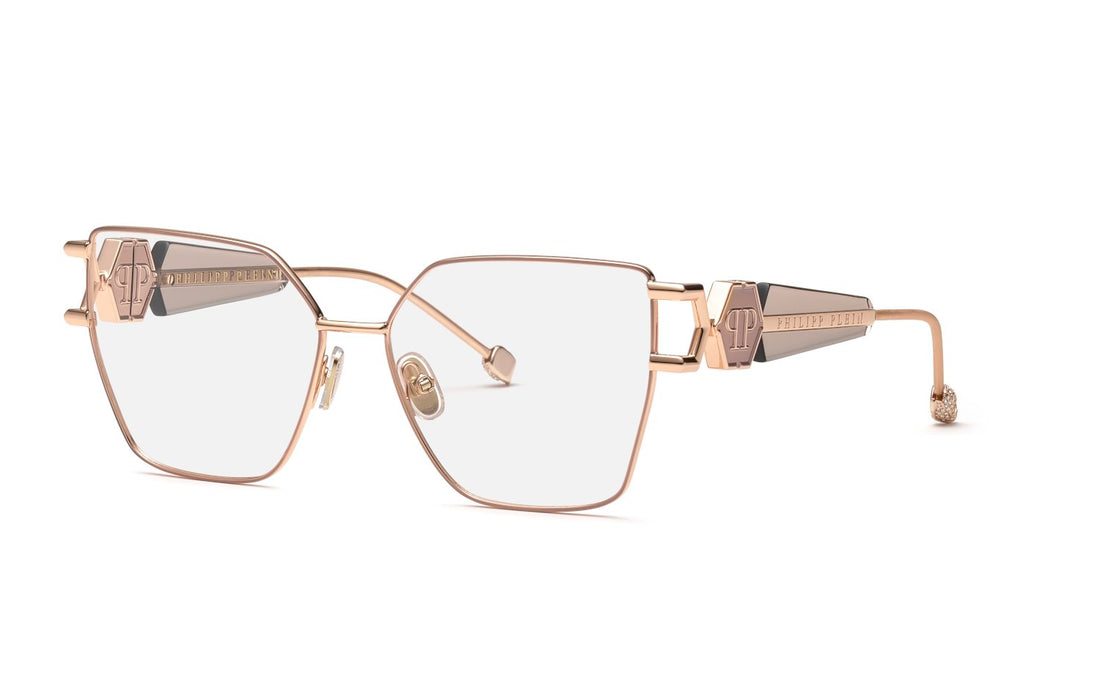 Gafas graduadas philipp plein vpp166s 02am dorado geometric femenino talla 57mm - Vista principal