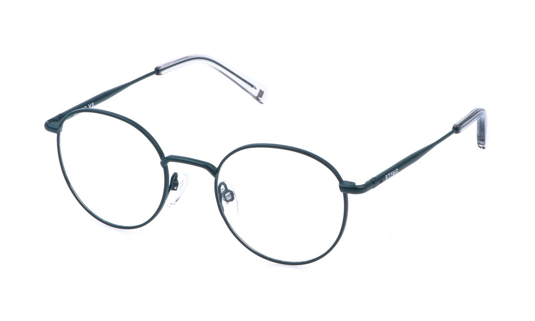 Occhiali da vista sting vsj425 0610 verde round infantil taglia 47mm - Vista principale