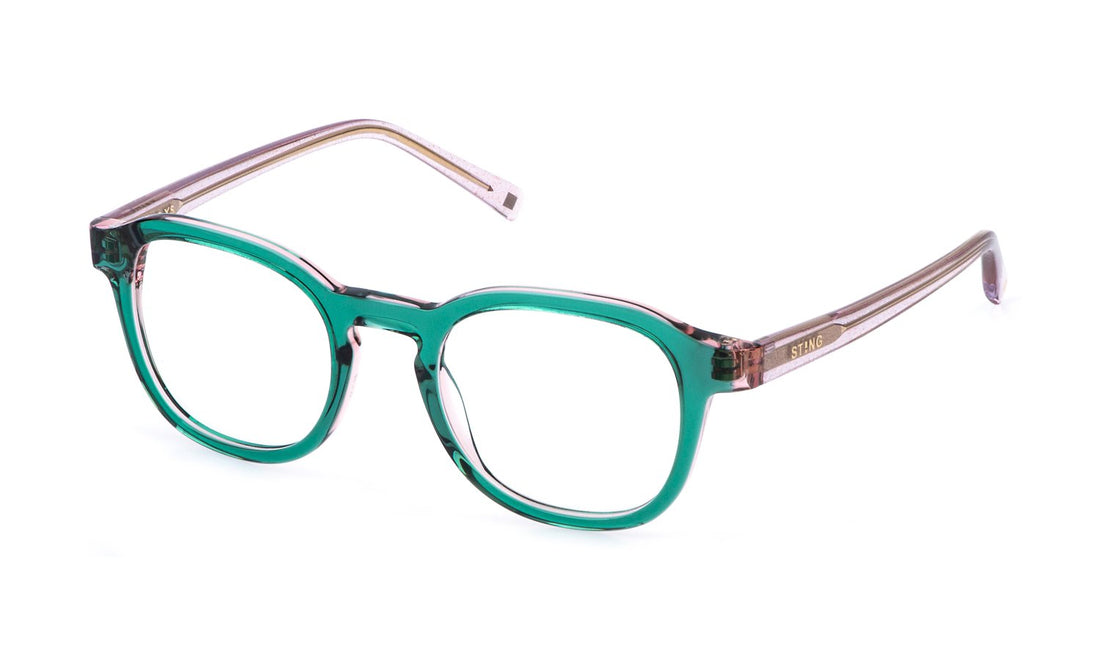 Occhiali da vista sting vsj753 03gs verde pantos infantil taglia 46mm - Vista principale