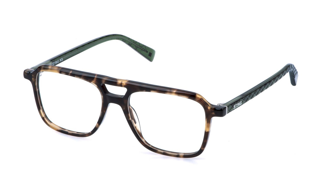 Occhiali da vista sting vsj754 0743 marron geometric infantil taglia 50mm - Vista principale