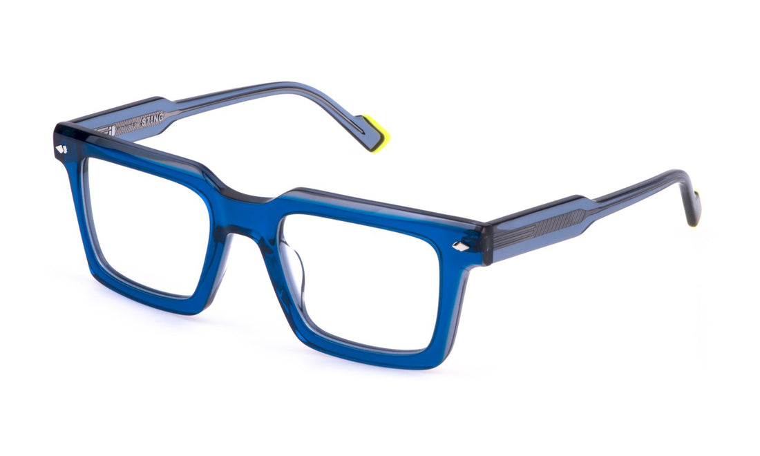 Occhiali da vista sting vst526 01dc azul square masculino taglia 51mm - Vista principale
