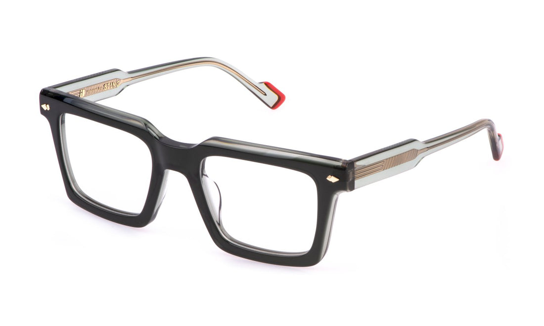 Occhiali da vista sting vst526 0z48 verde square masculino taglia 51mm - Vista principale