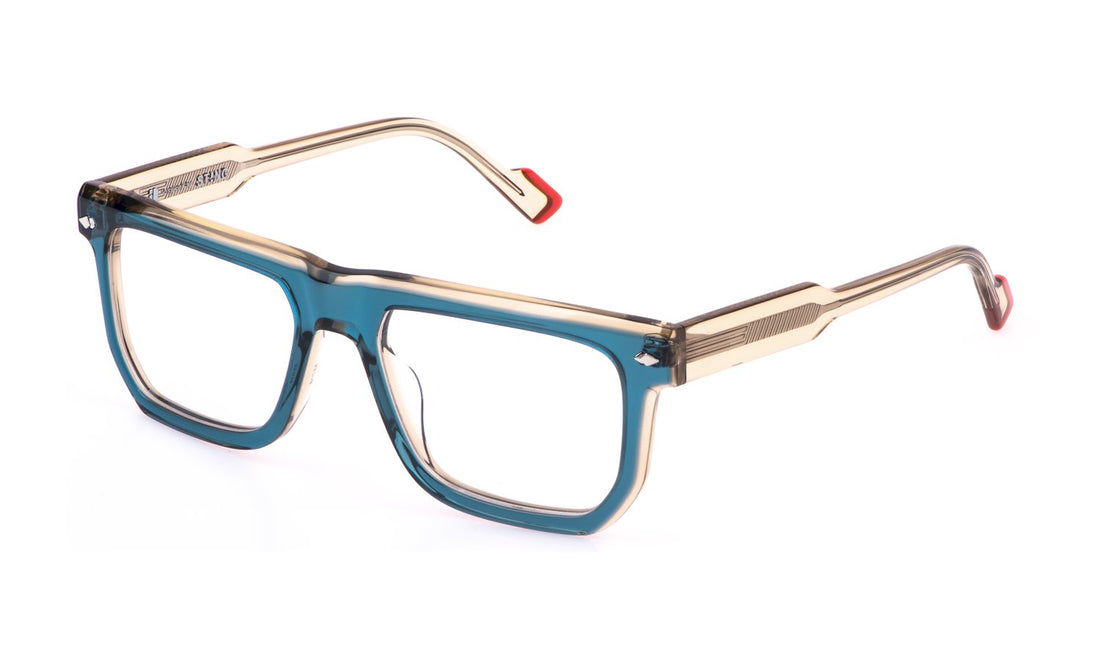 Occhiali da vista sting vst527 0d25 azul geometric masculino taglia 53mm - Vista principale