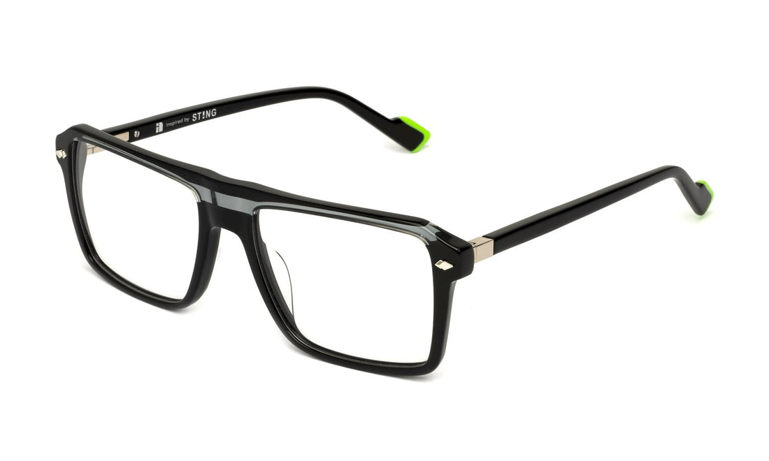 Occhiali da vista sting vst531 700y negro square masculino taglia 55mm - Vista principale