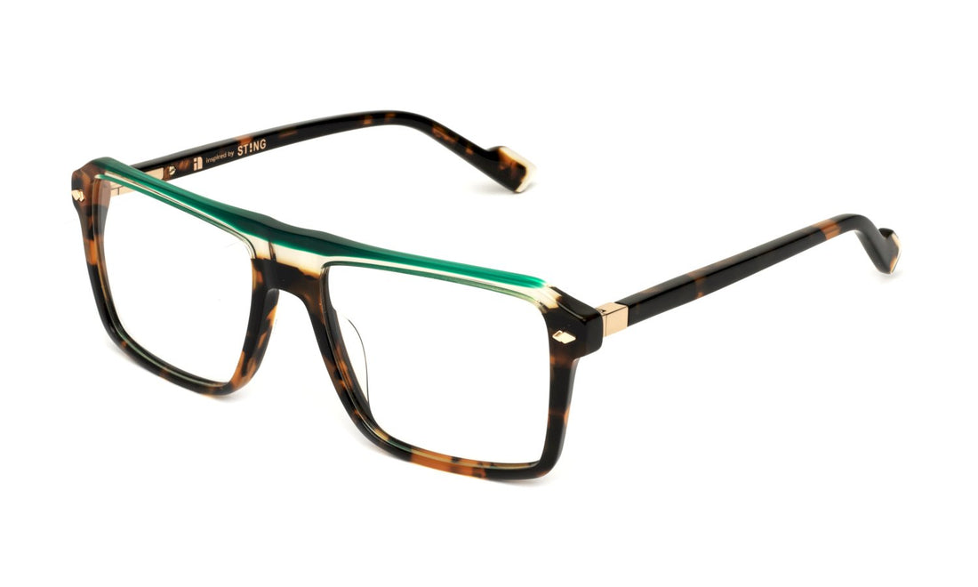 Occhiali da vista sting vst531 0829 havana square masculino taglia 55mm - Vista principale