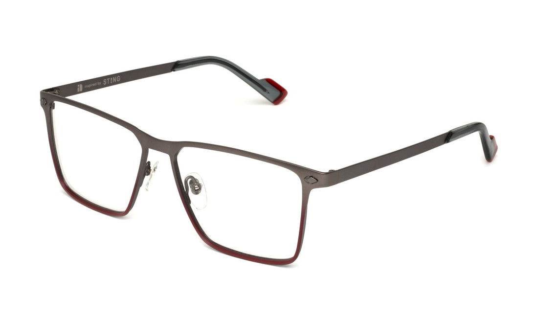 Occhiali da vista sting vst533 0597 plateado square masculino taglia 57mm - Vista principale