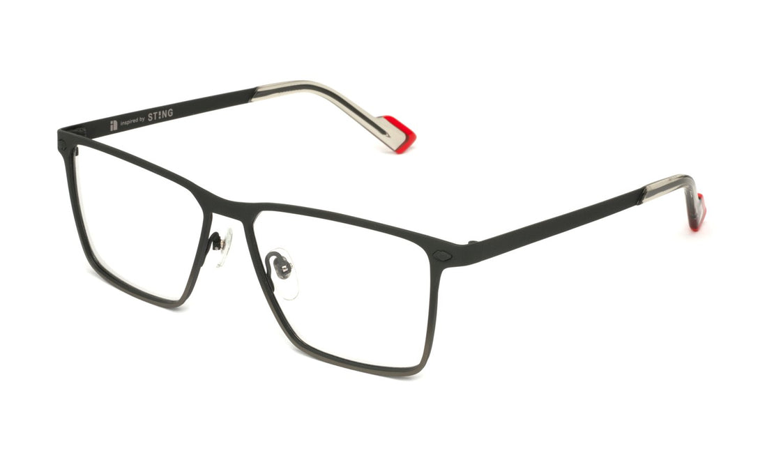 Occhiali da vista sting vst533 0sa2 verde square masculino taglia 57mm - Vista principale