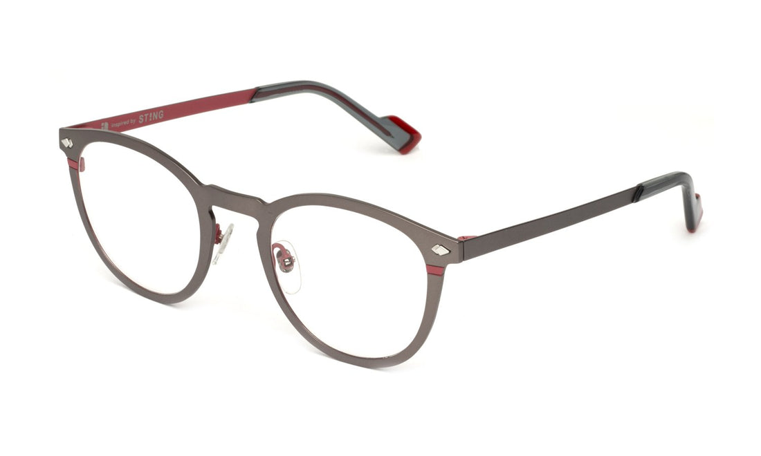 Occhiali da vista sting vst534 0597 plateado pantos masculino taglia 49mm - Vista principale