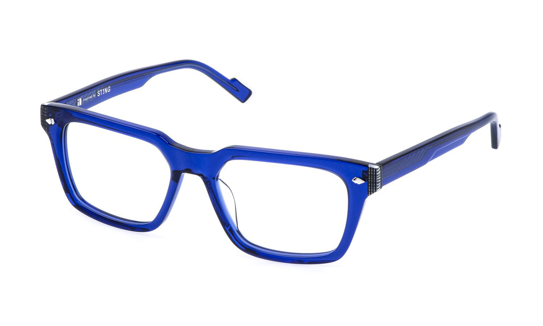 Occhiali da vista sting vst547 0u11 azul square masculino taglia 54mm - Vista principale