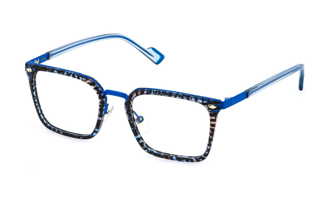Occhiali da vista sting vst549 0696 azul square masculino taglia 53mm - Vista principale