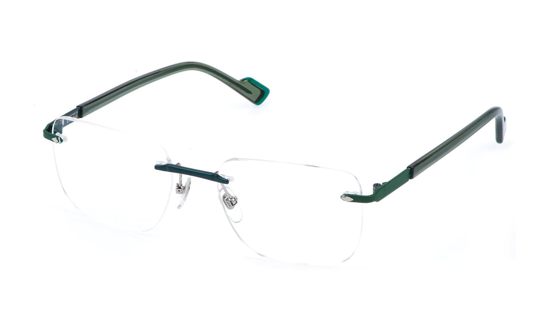 Occhiali da vista sting vst552 0539 verde square masculino taglia 55mm - Vista principale