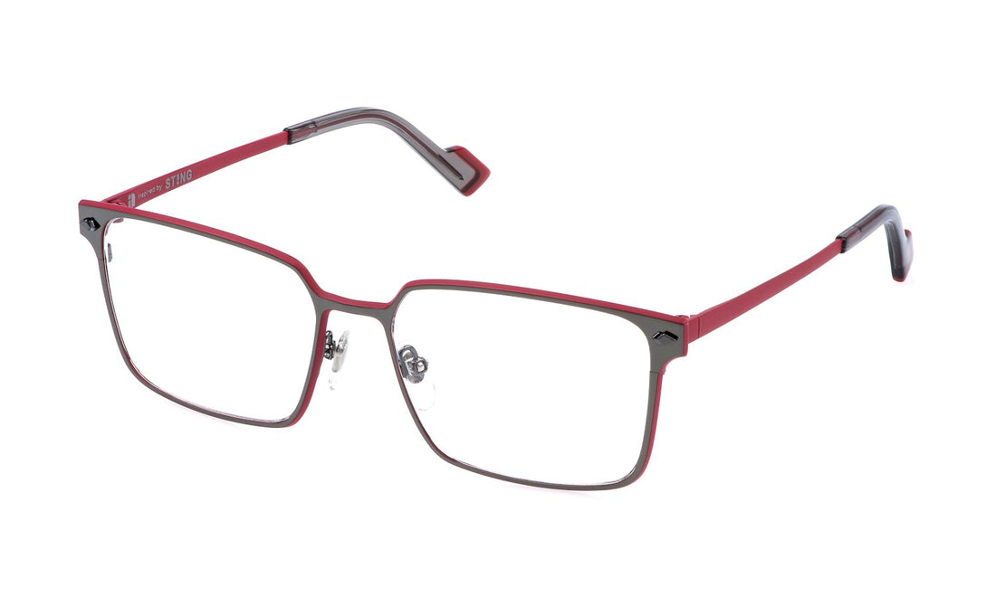 Occhiali da vista sting vst553 0597 plateado square masculino taglia 56mm - Vista principale