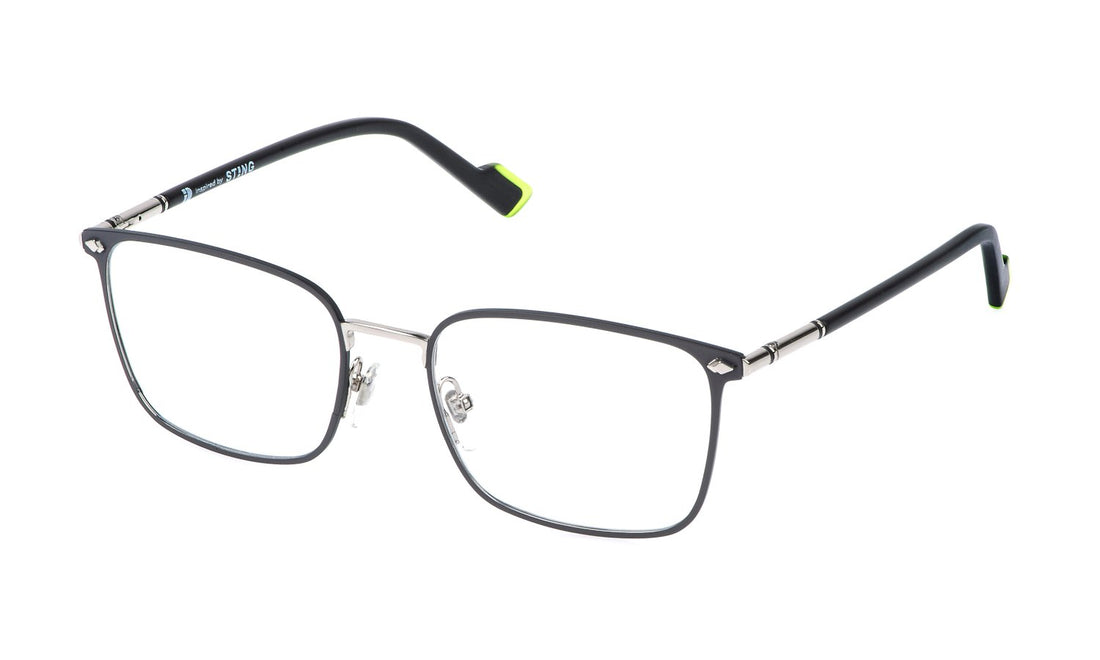 Occhiali da vista sting vst555 08ge gris square masculino taglia 53mm - Vista principale