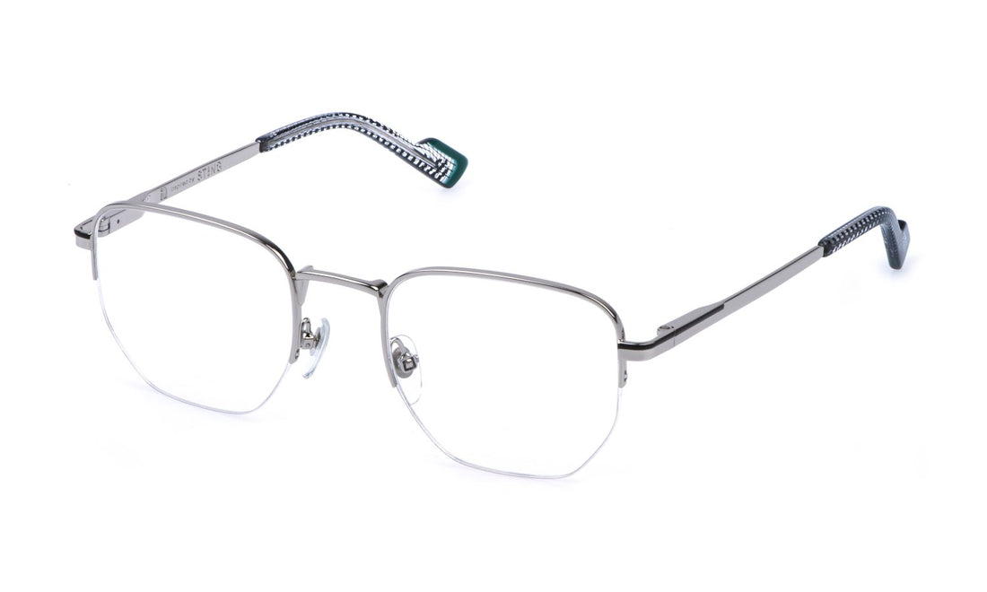 Occhiali da vista sting vst564 0k07 plateado square masculino taglia 51mm - Vista principale