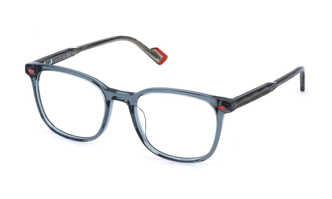 Occhiali da vista sting vst568 0v51 verde square masculino taglia 53mm - Vista principale