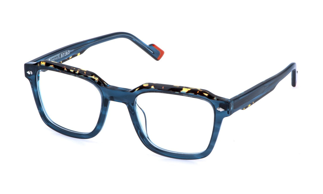 Occhiali da vista sting vst570v 02wc azul square masculino taglia 53mm - Vista principale