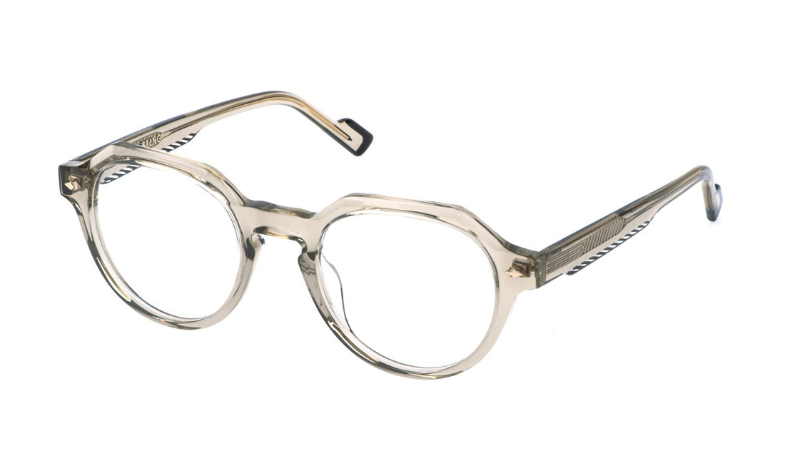 Occhiali da vista sting vst571 07hm beige pantos masculino taglia 49mm - Vista principale