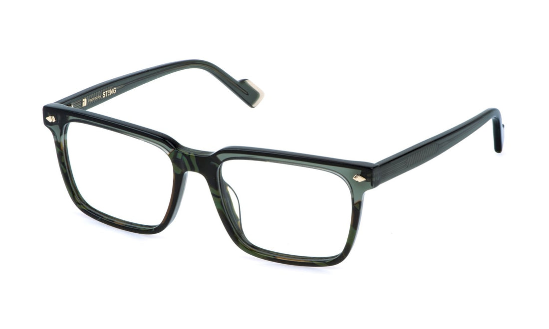 Occhiali da vista sting vst573v 092i havana square masculino taglia 53mm - Vista principale